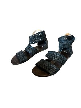Roan Clio Genuine Leather Sandals Size 10